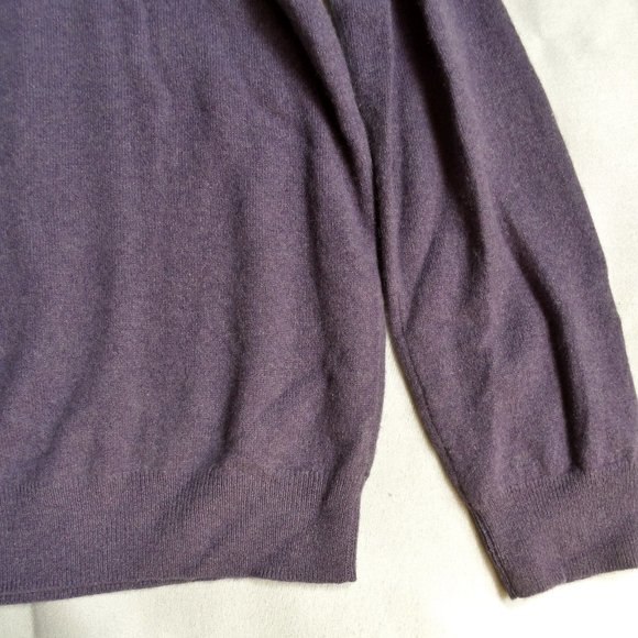 NEW Saks Fifth Avenue COLLECTION 1/4-Zip Mockneck Cashmere Pull-Over Sweater XXL - Picture 11 of 16
